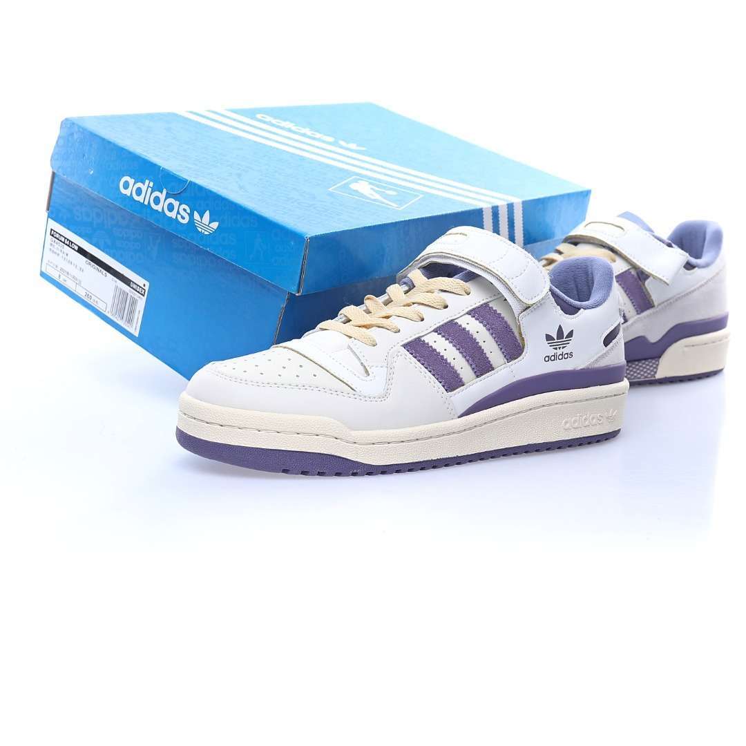 Adidas Forum 84 Low «Blanco/Morado» - Imagen 9