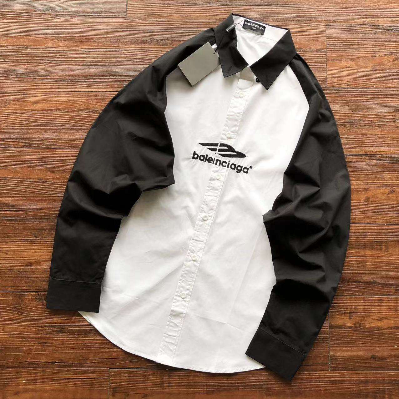 Camisa Balenciaga Blanco y Negro - Imagen 5