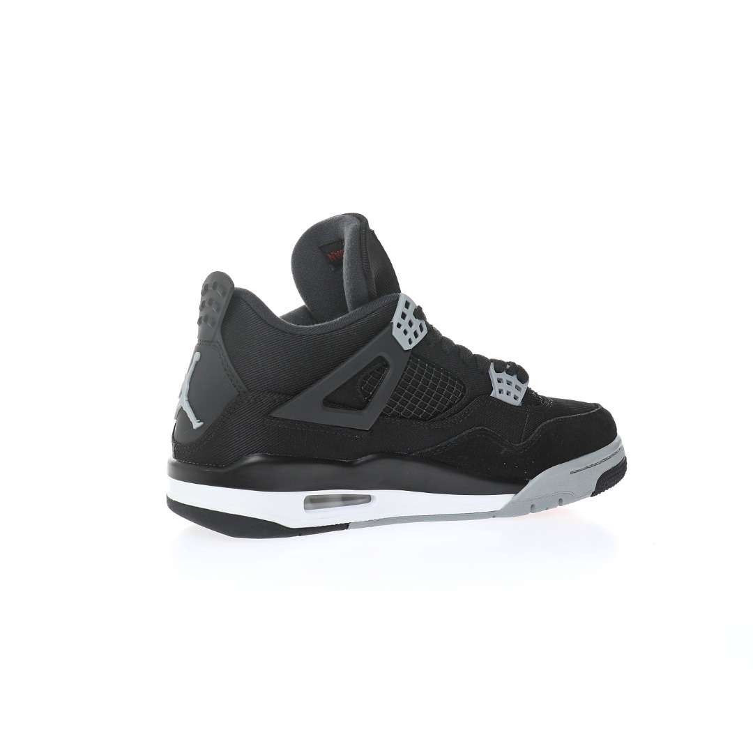 Z1903 Nike Air Jordan 4 Retro»Black Canvas» - Imagen 7