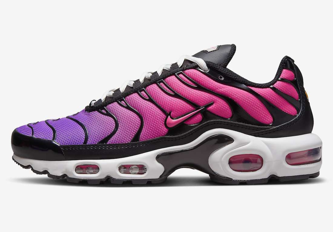 Z2146 Nike TN Air Max Plus Negro, Rosa y Morado
