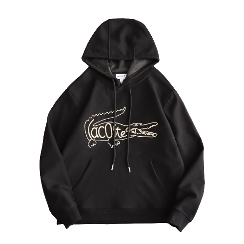 Z2473 Sudadera Lacoste – SS23 Negra