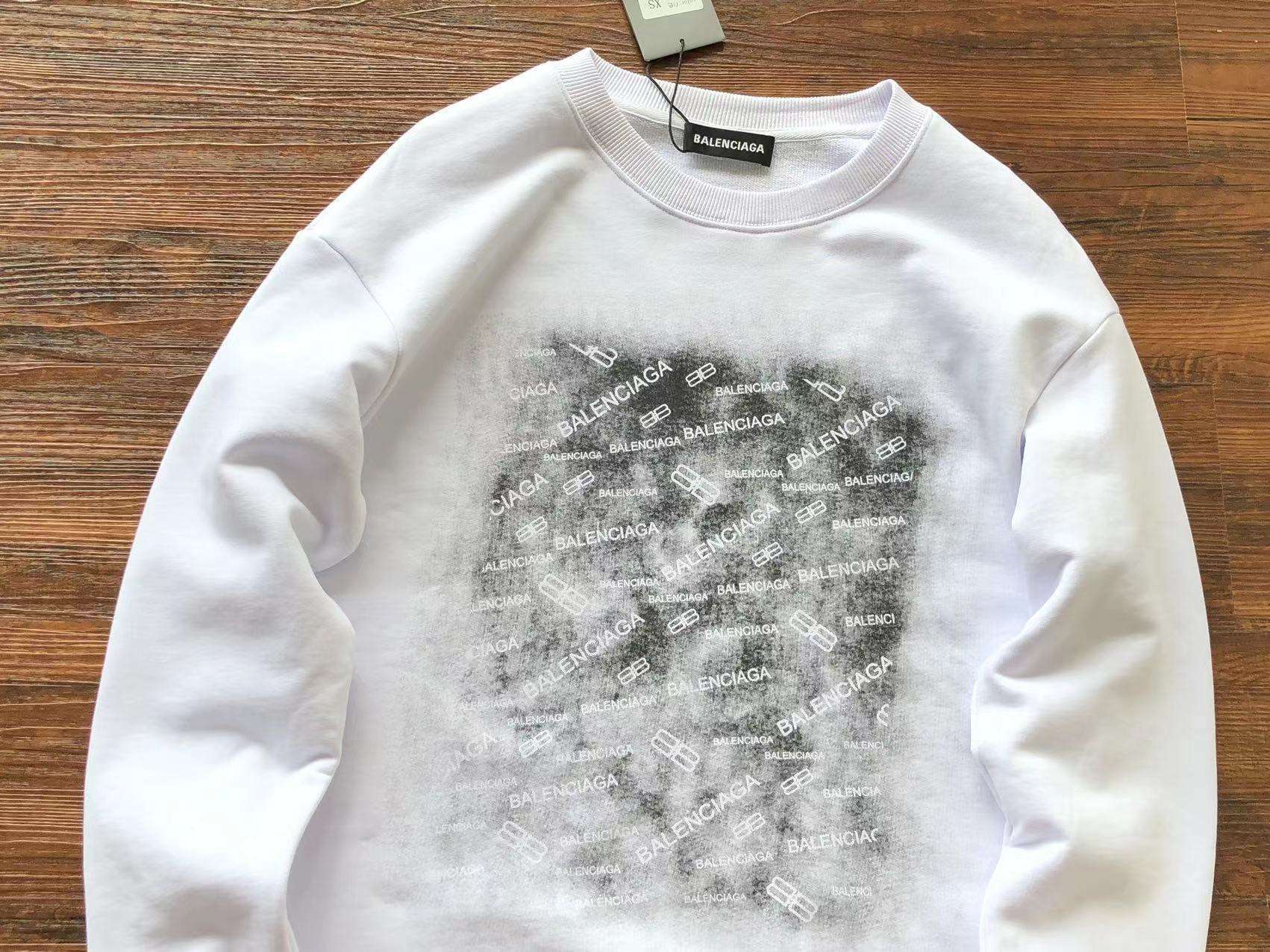 Z2583 Sudadera sin Capucha Balenciaga Paris - Imagen 5