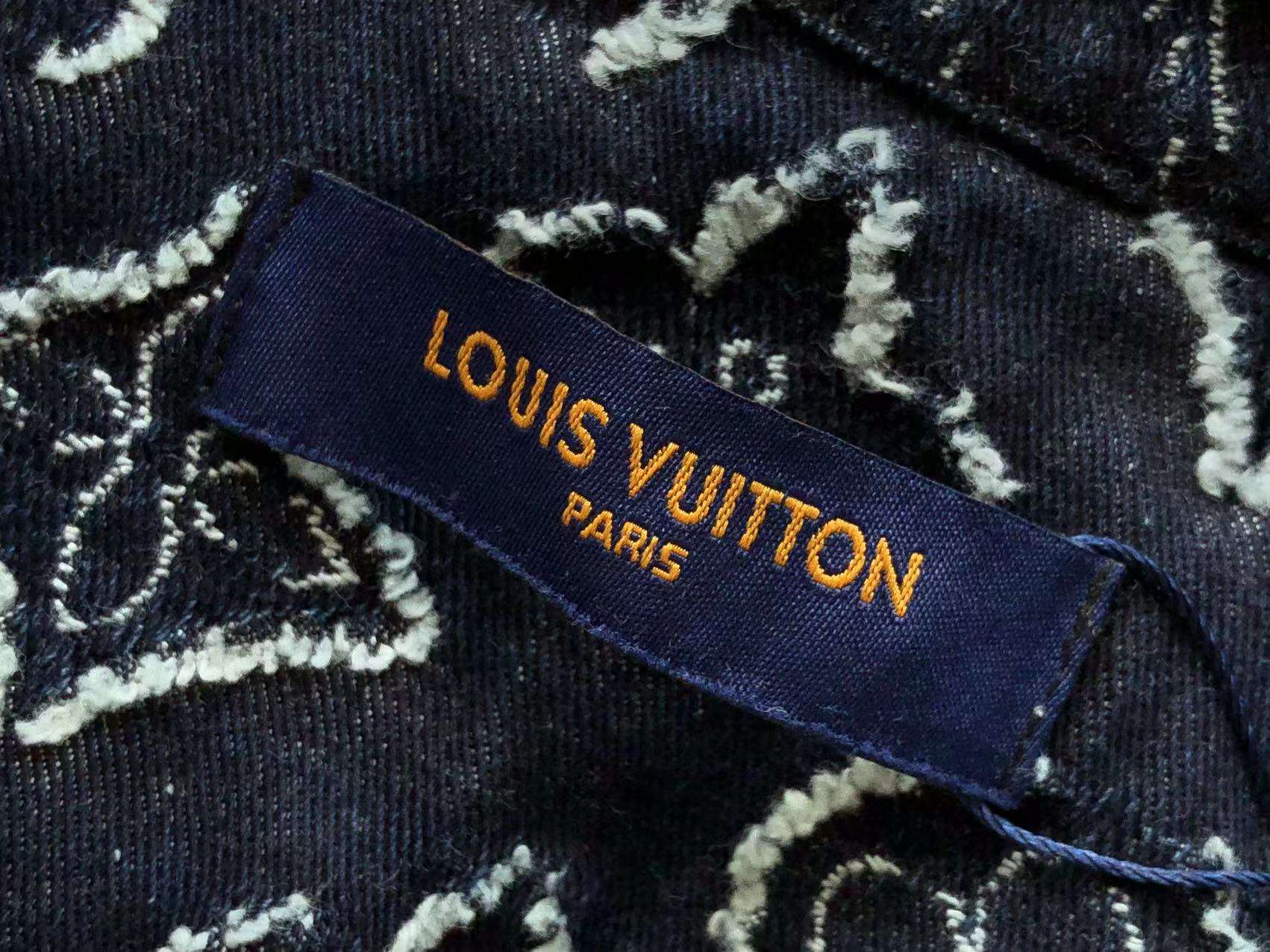Camisa Louis Vuitton Monograma Negro – 683113 - Imagen 6