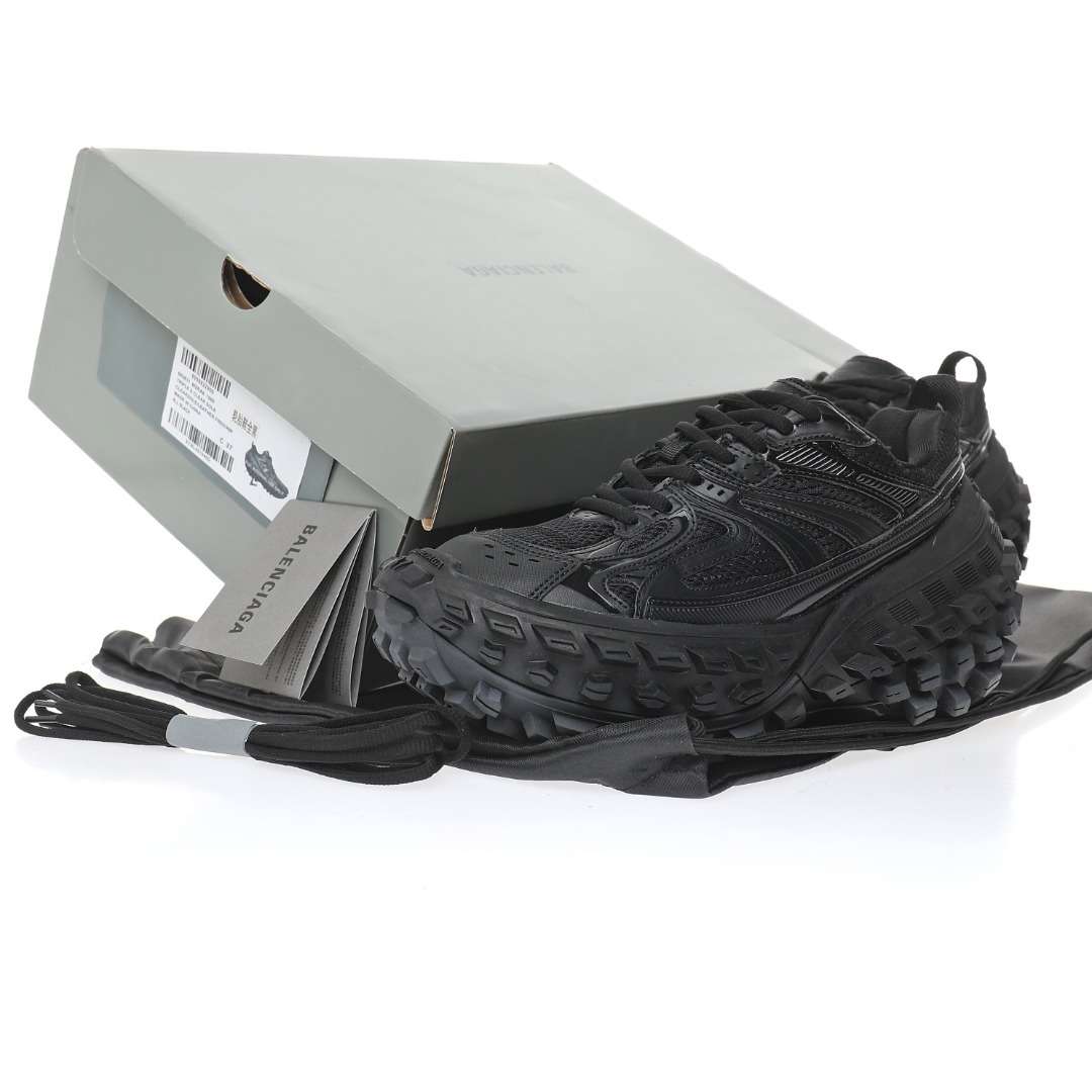 Balenciaga Defender Rubber Platform «All Black» - Imagen 9
