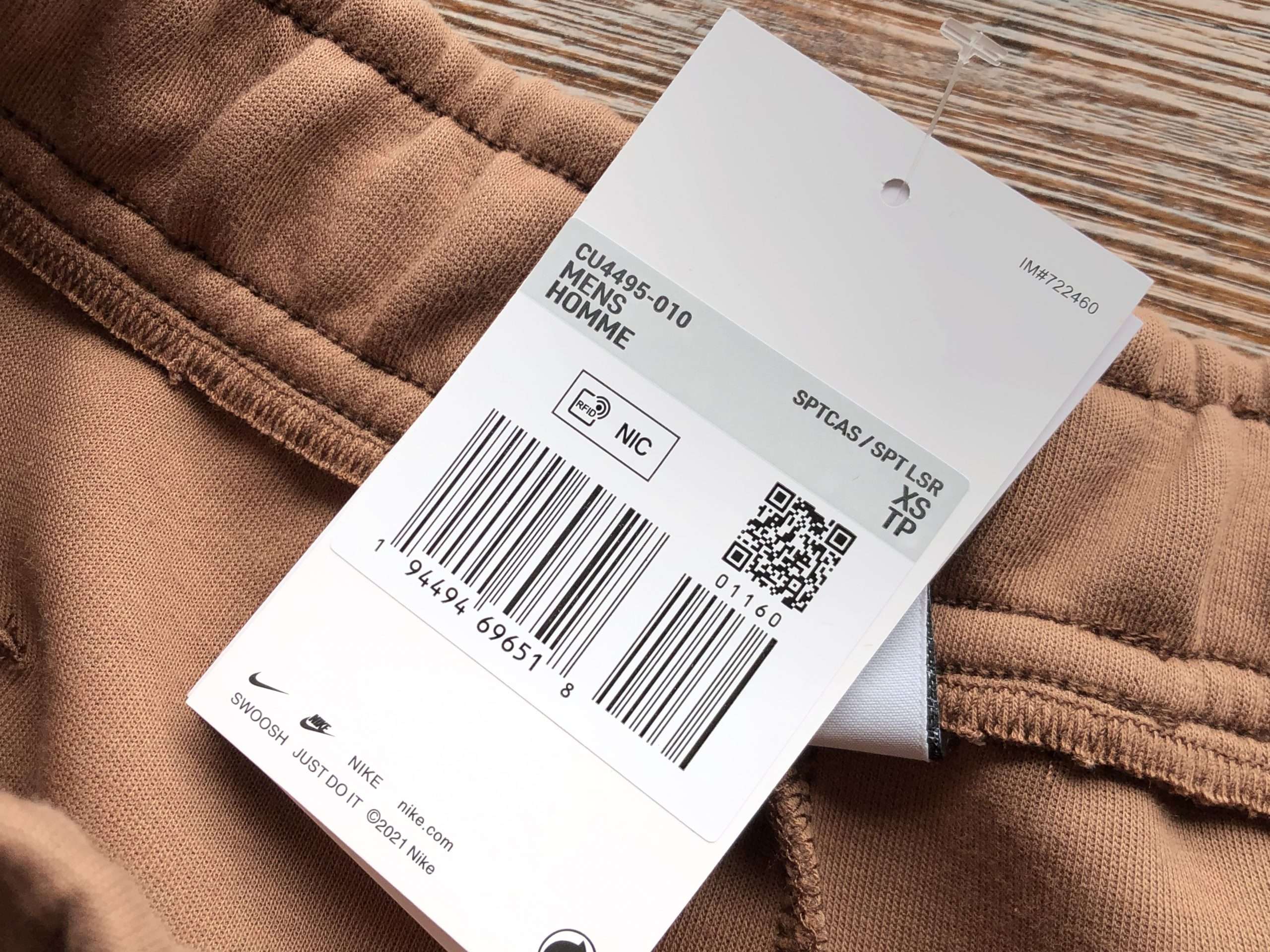 Z1562 Chándal Nike Tech Fleece Beige - Imagen 9