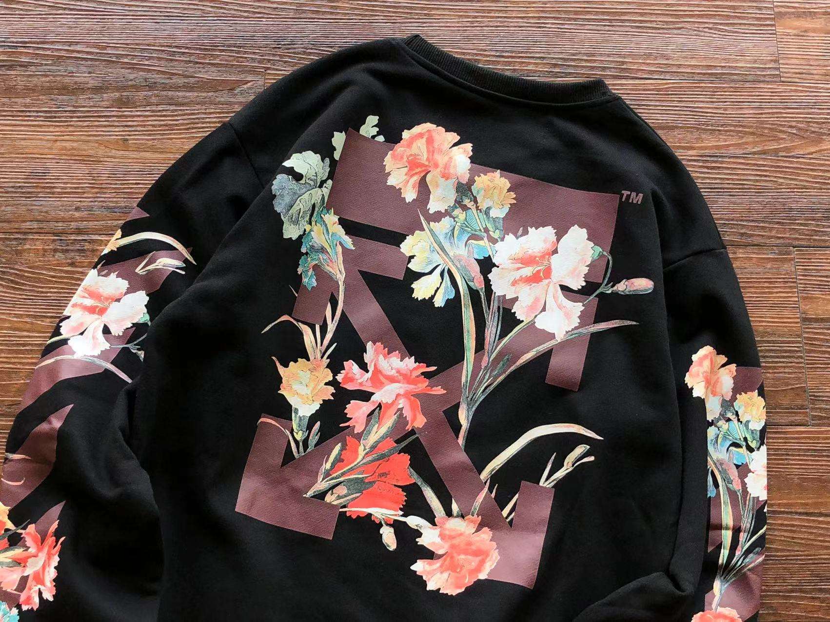 Z1717 Jersey de Punto Off-White flower - Imagen 4