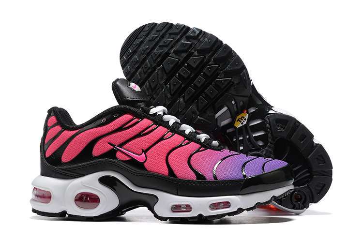 Z2146 Nike TN Air Max Plus Negro, Rosa y Morado - Imagen 2