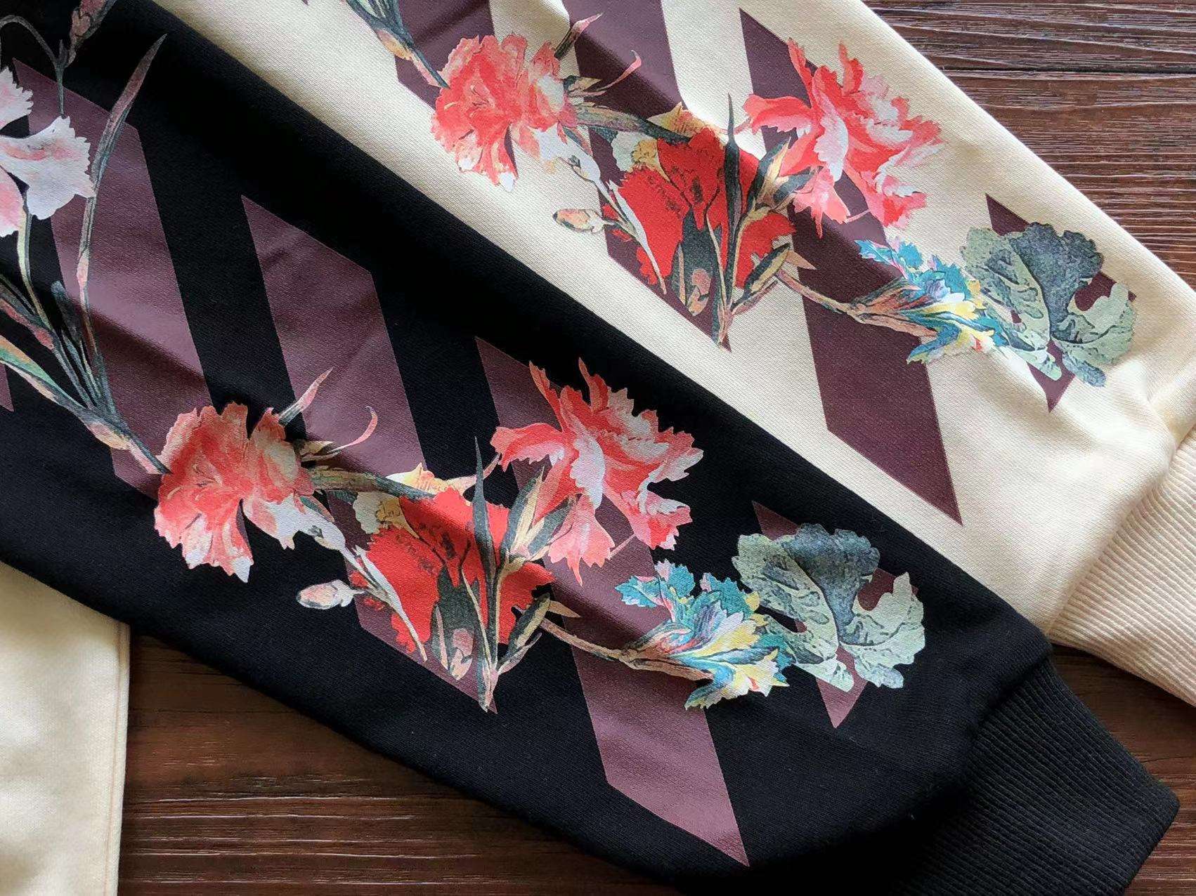 Z1717 Jersey de Punto Off-White flower - Imagen 5