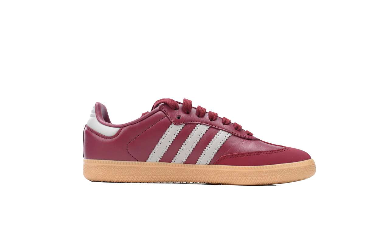 Adidas Samba Granate «Suela Gum» - Imagen 2