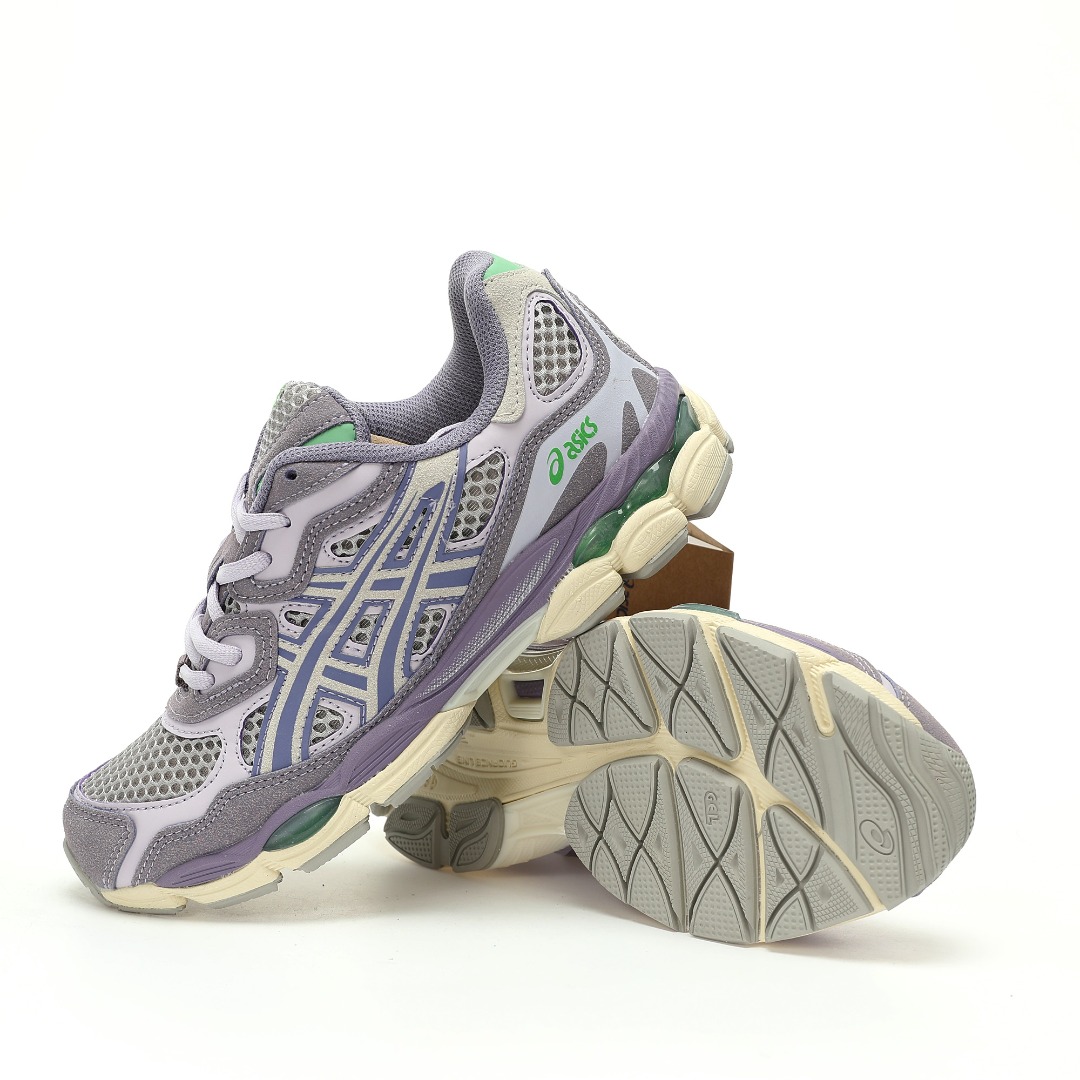 ASICS GEL-NYC Lila / Gris / Verde - Imagen 4