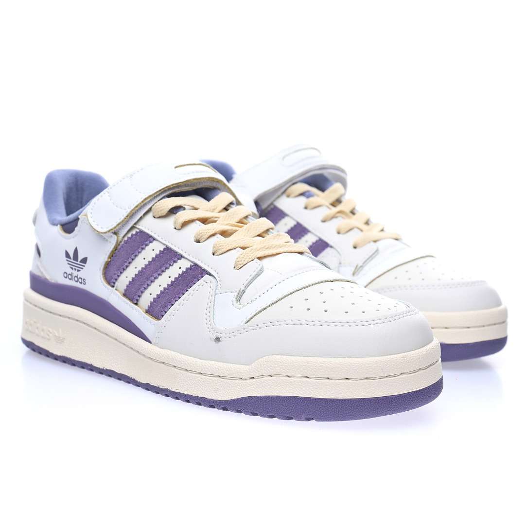 Adidas Forum 84 Low «Blanco/Morado» - Imagen 6