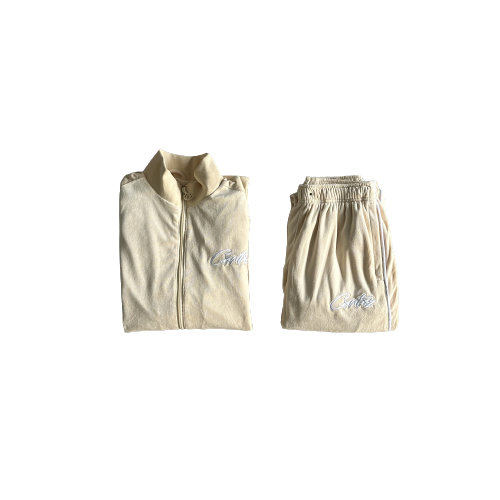 Z1555 Chándal Corteiz Velor – Cream