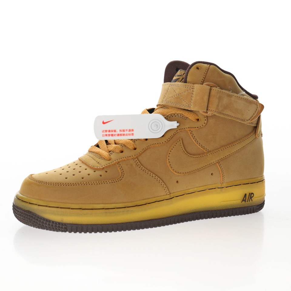 Z1796 Nike Air Force 1 High Retro SP «Wheat Mocha» - Imagen 4