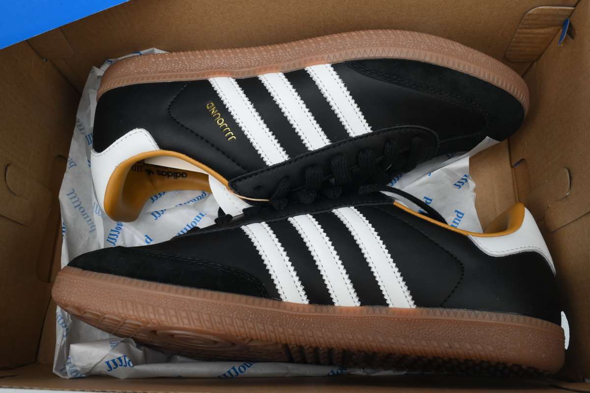 Z1711 JJJJound x Adidas Originals Samba Negras - Imagen 5