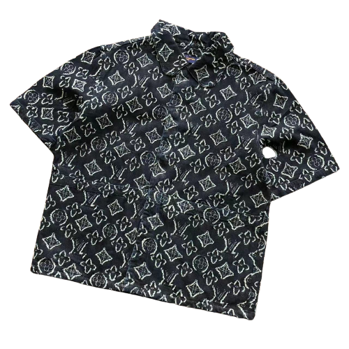 Camisa Louis Vuitton Monograma Negro – 683113