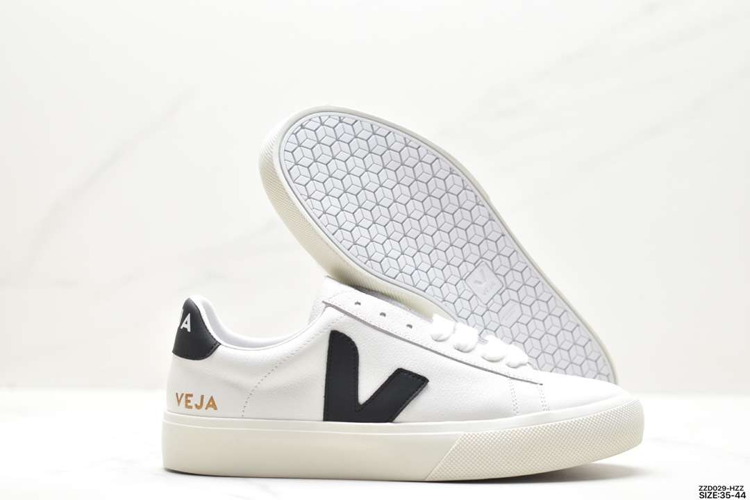 Z2652 Zapatillas Veja Blanco/Negro - Imagen 3