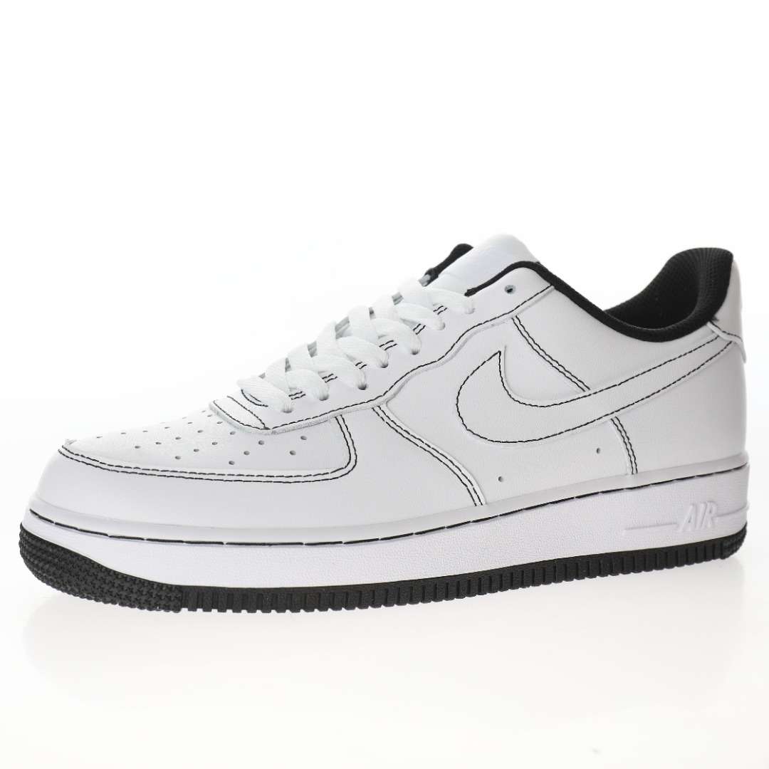 Z1837 Nike Air Force 1’07″White/Black» - Imagen 2