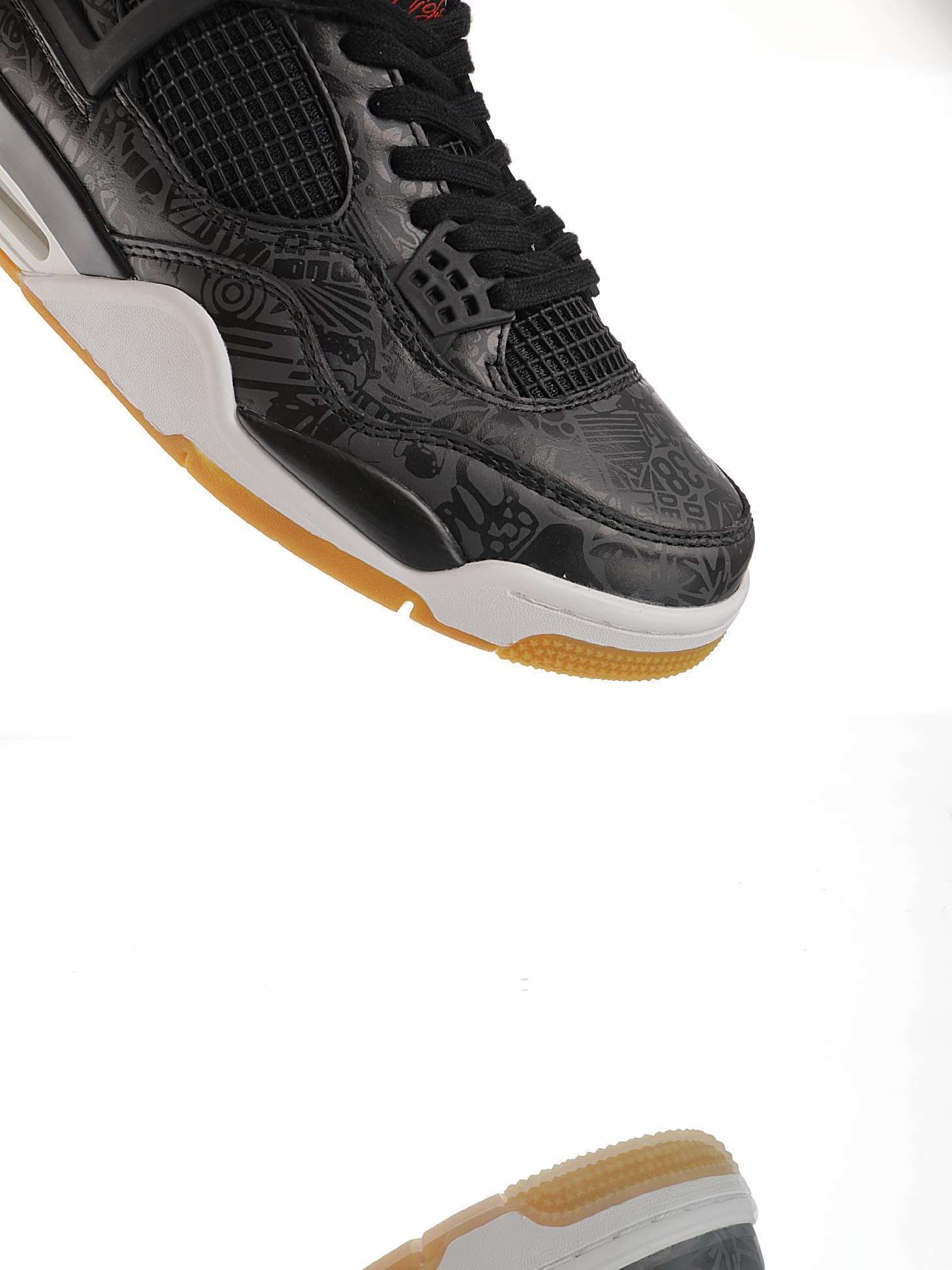 Z1906 Nike Air Jordan 4 SE Laser «Black Gum» - Imagen 5