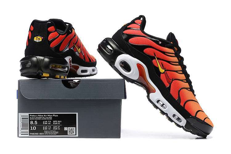 Z2140 Nike TN Air Max Plus Negro y Naranja - Imagen 4