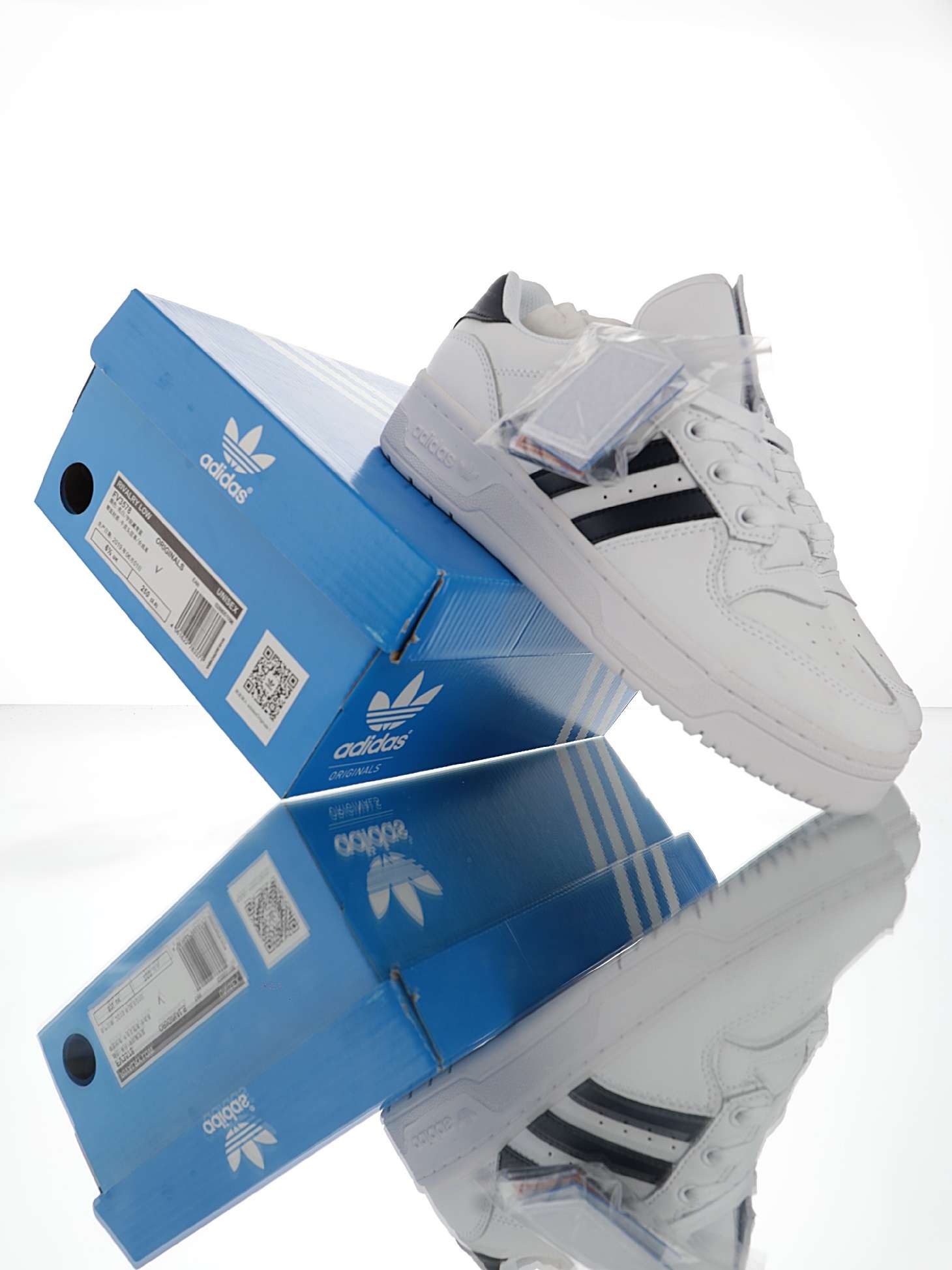 Adidas Originals Rivalry Low «Blanco/Negro» - Imagen 9