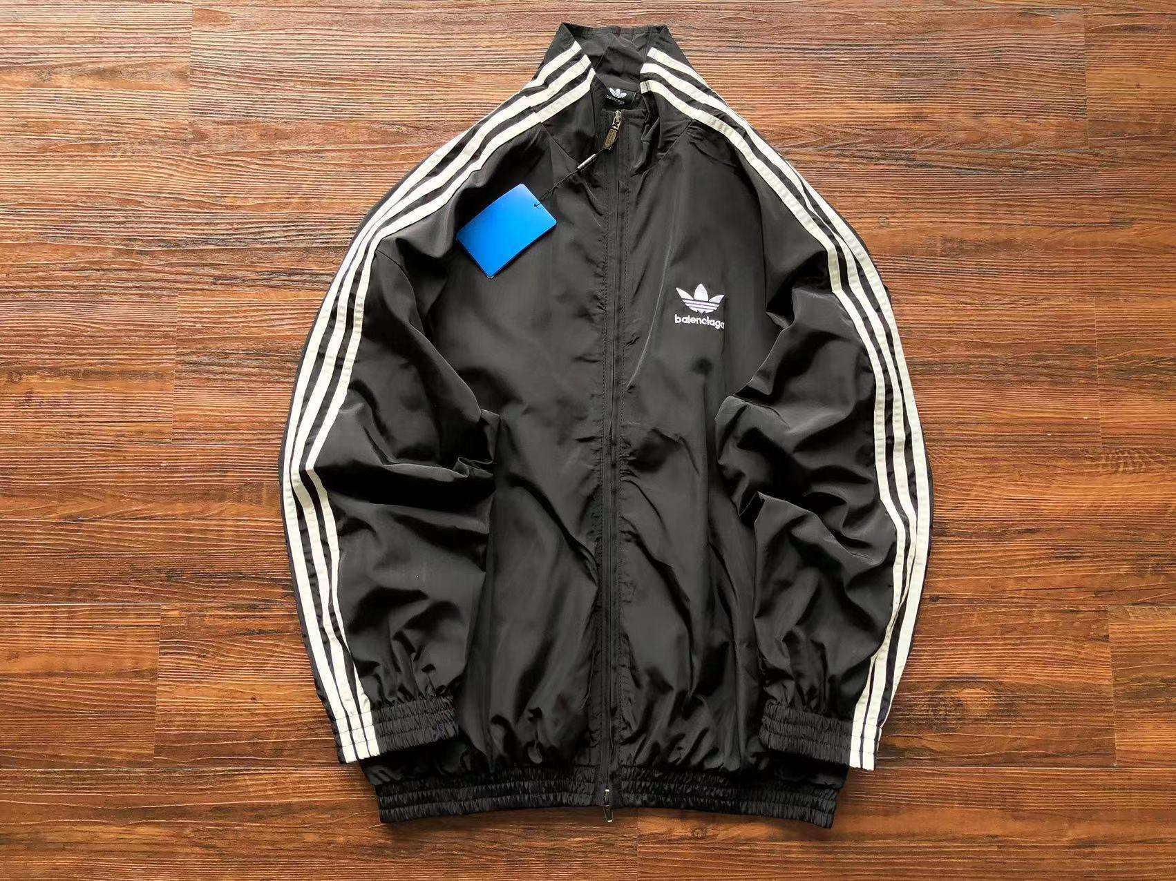 Z1391 Chaqueta Balenciaga x Adidas ZIP - Imagen 2