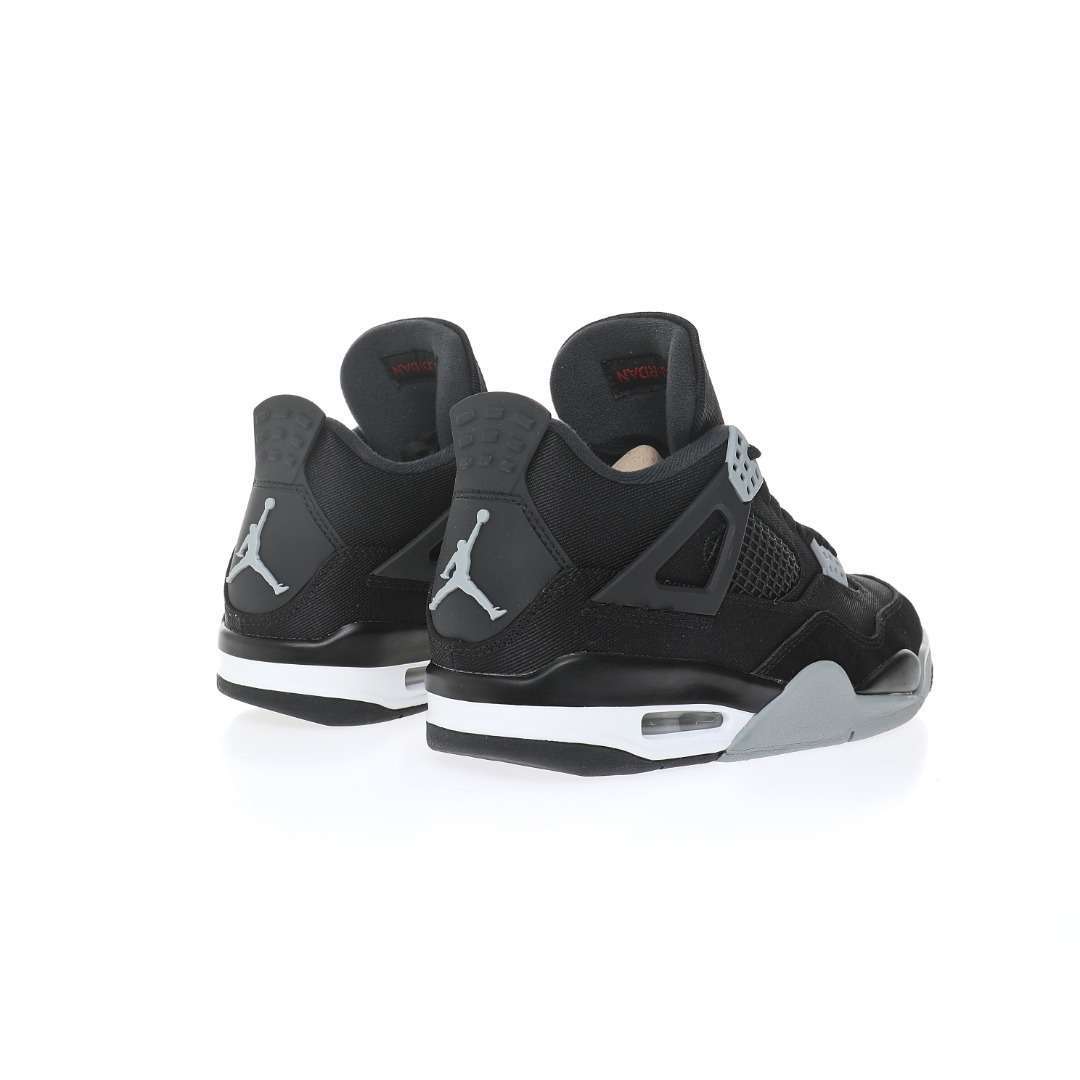 Z1903 Nike Air Jordan 4 Retro»Black Canvas» - Imagen 3