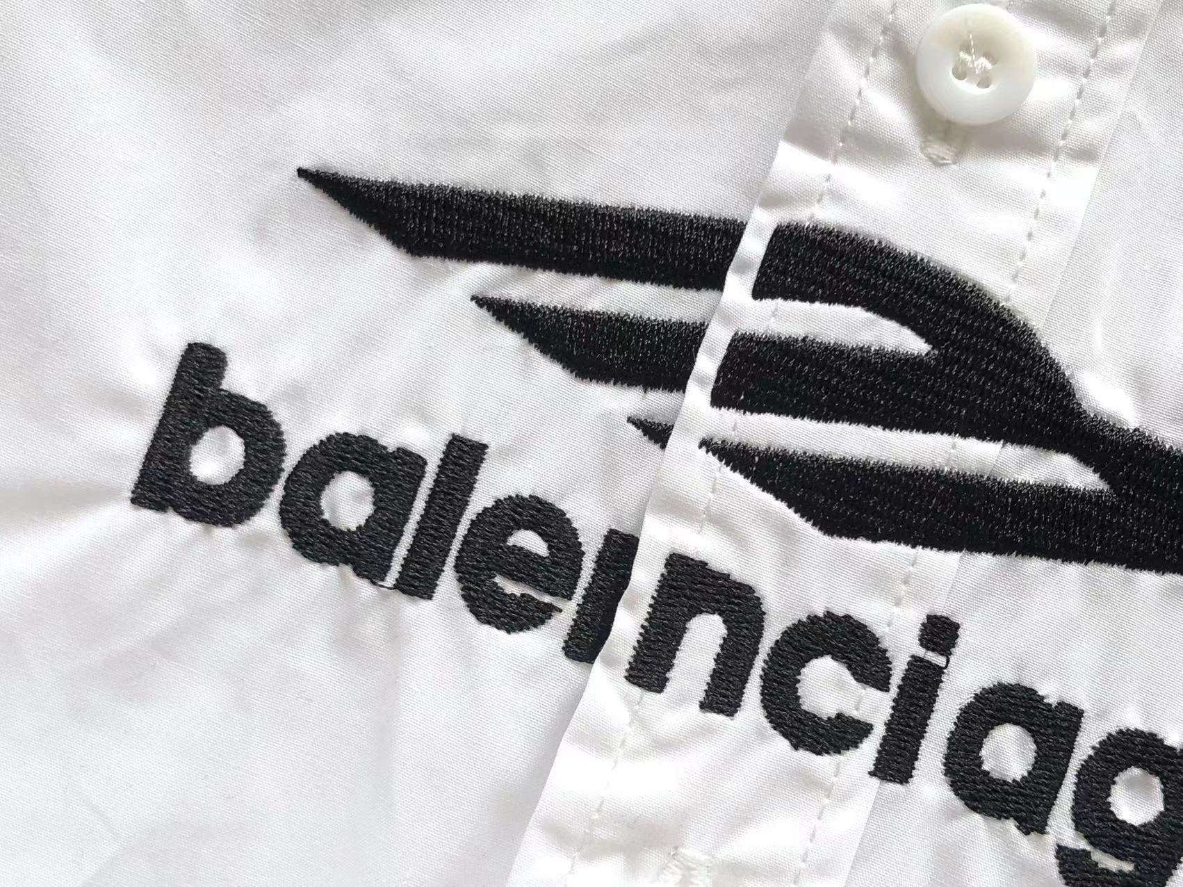 Camisa Balenciaga Blanco y Negro - Imagen 7