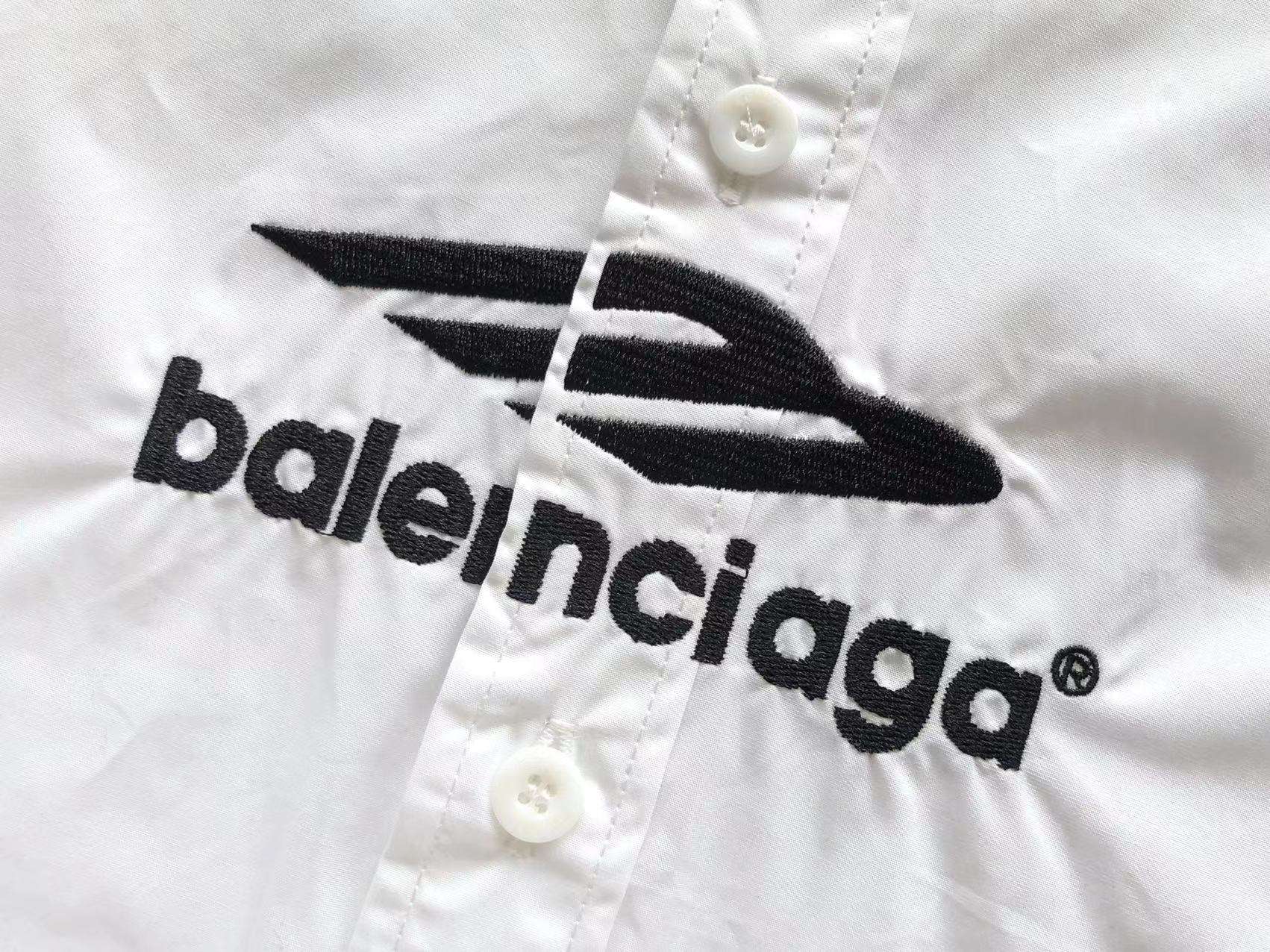 Camisa Balenciaga Blanco y Negro - Imagen 8