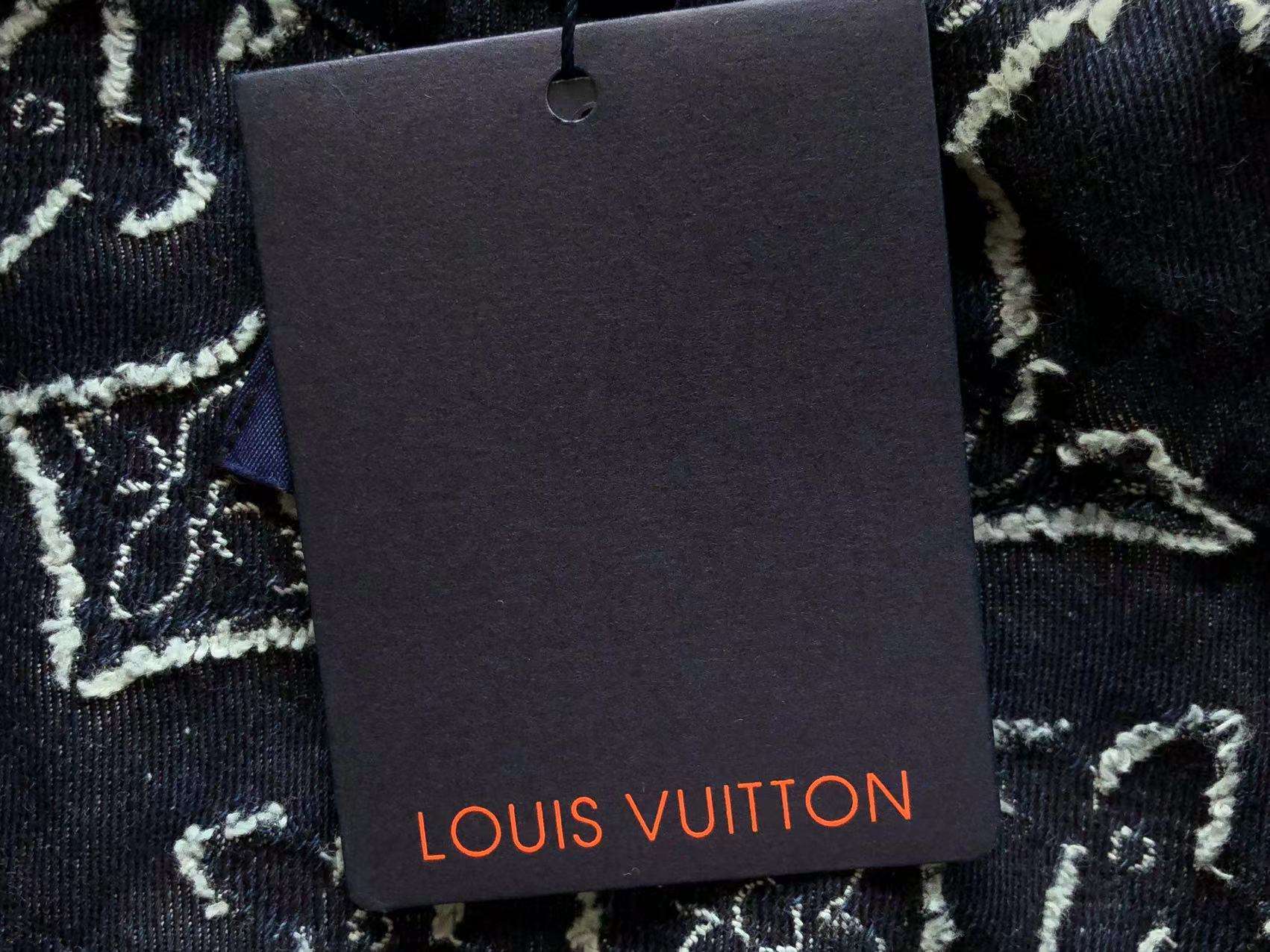 Camisa Louis Vuitton Monograma Negro – 683113 - Imagen 7