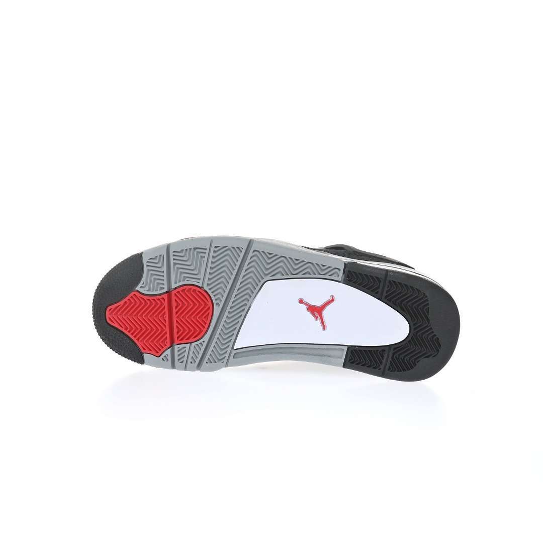 Z1903 Nike Air Jordan 4 Retro»Black Canvas» - Imagen 5