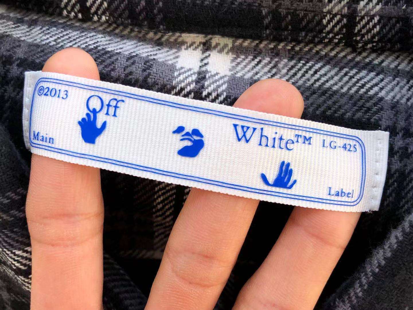 Z1242 Camiseta Off-White Fire Line - Imagen 7