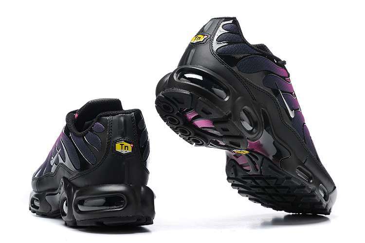 Z2144 Nike TN Air Max Plus Negro, Morado y Rosa - Imagen 3