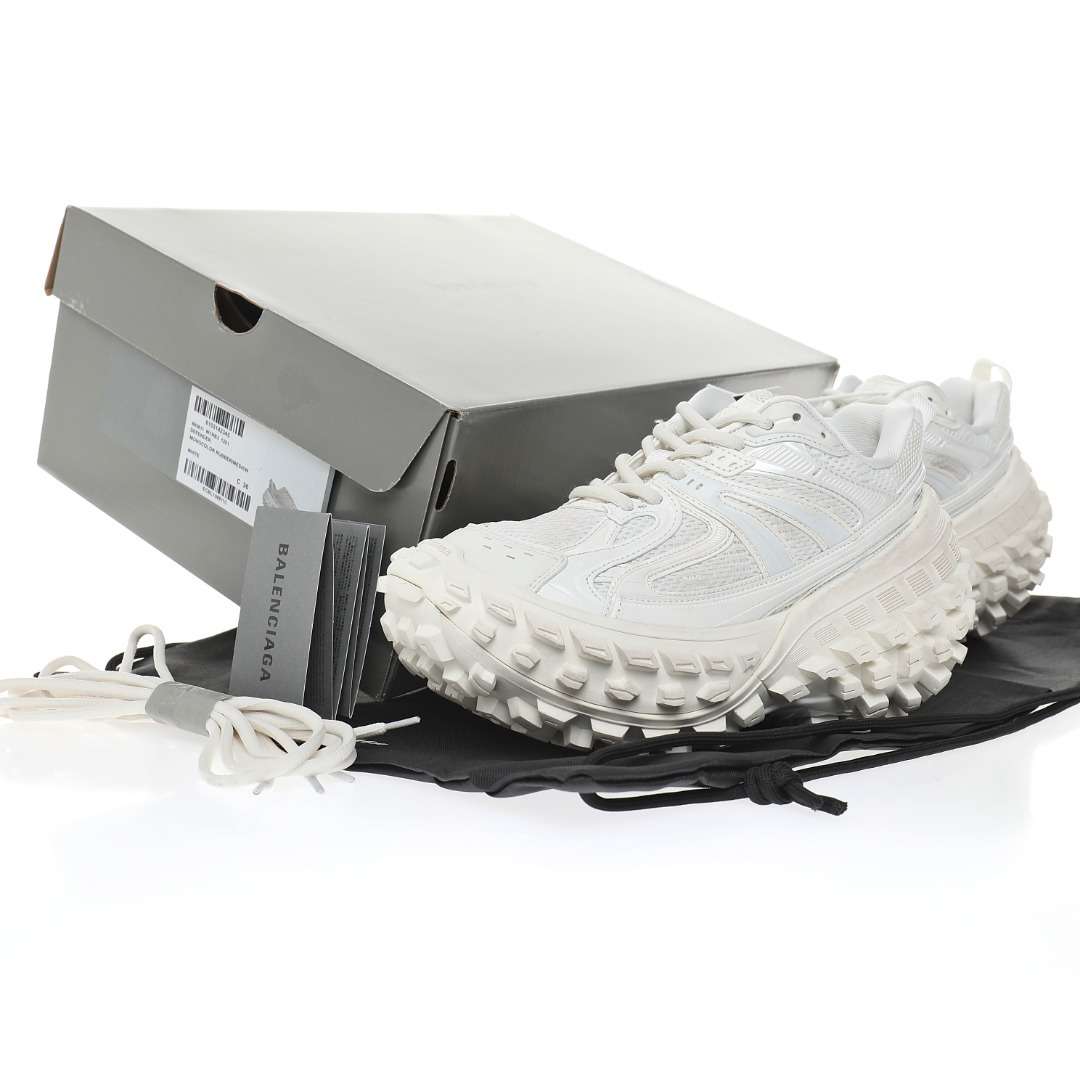 Balenciaga Defender Rubber Platform «Pearl White» - Imagen 9