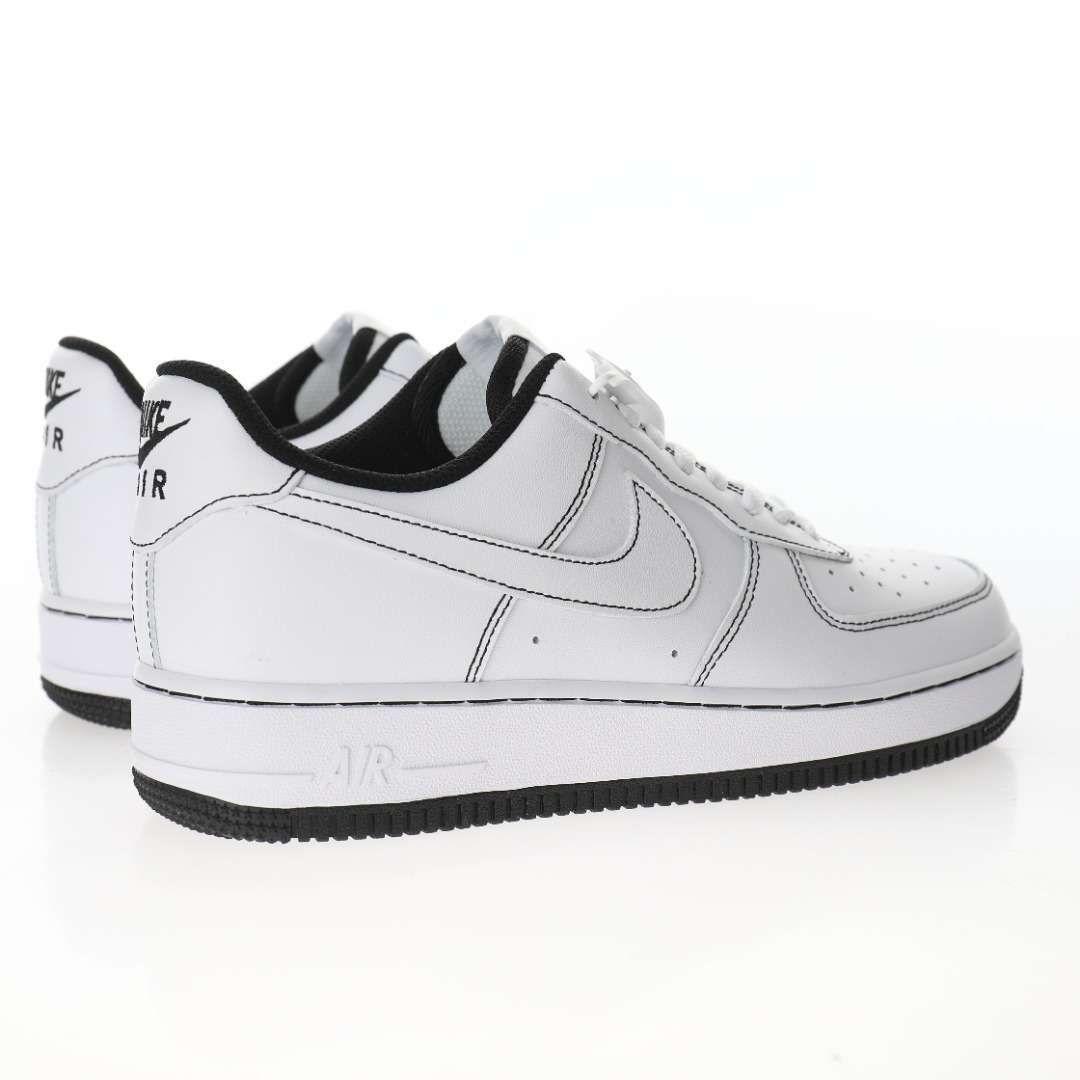 Z1837 Nike Air Force 1’07″White/Black» - Imagen 7