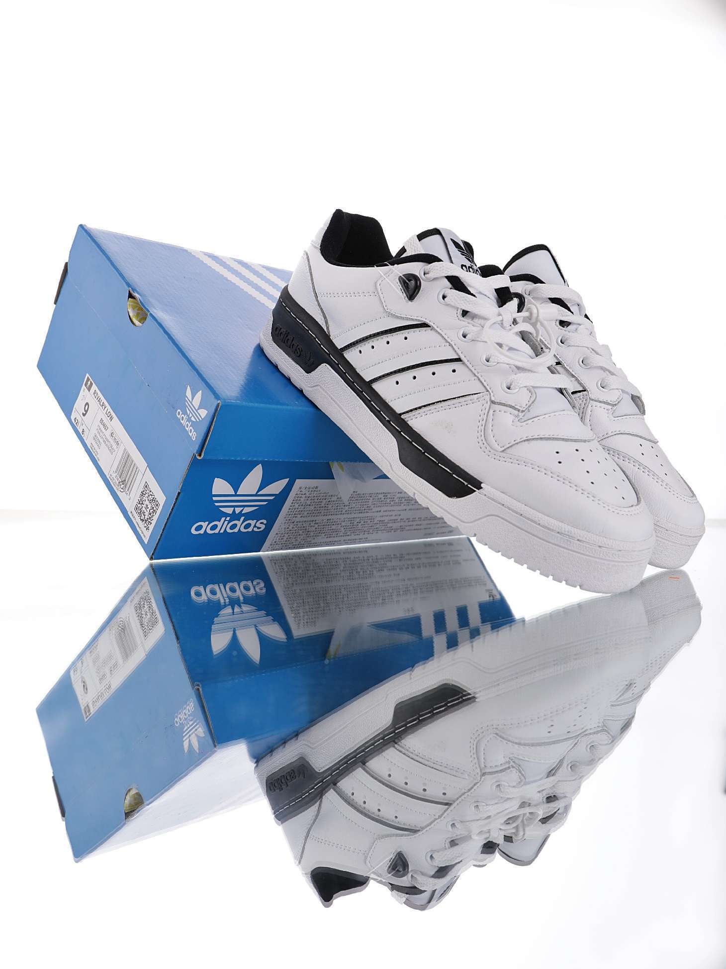 Adidas Originals Rivalry Low «Blanco/Negro» 1 - Imagen 9