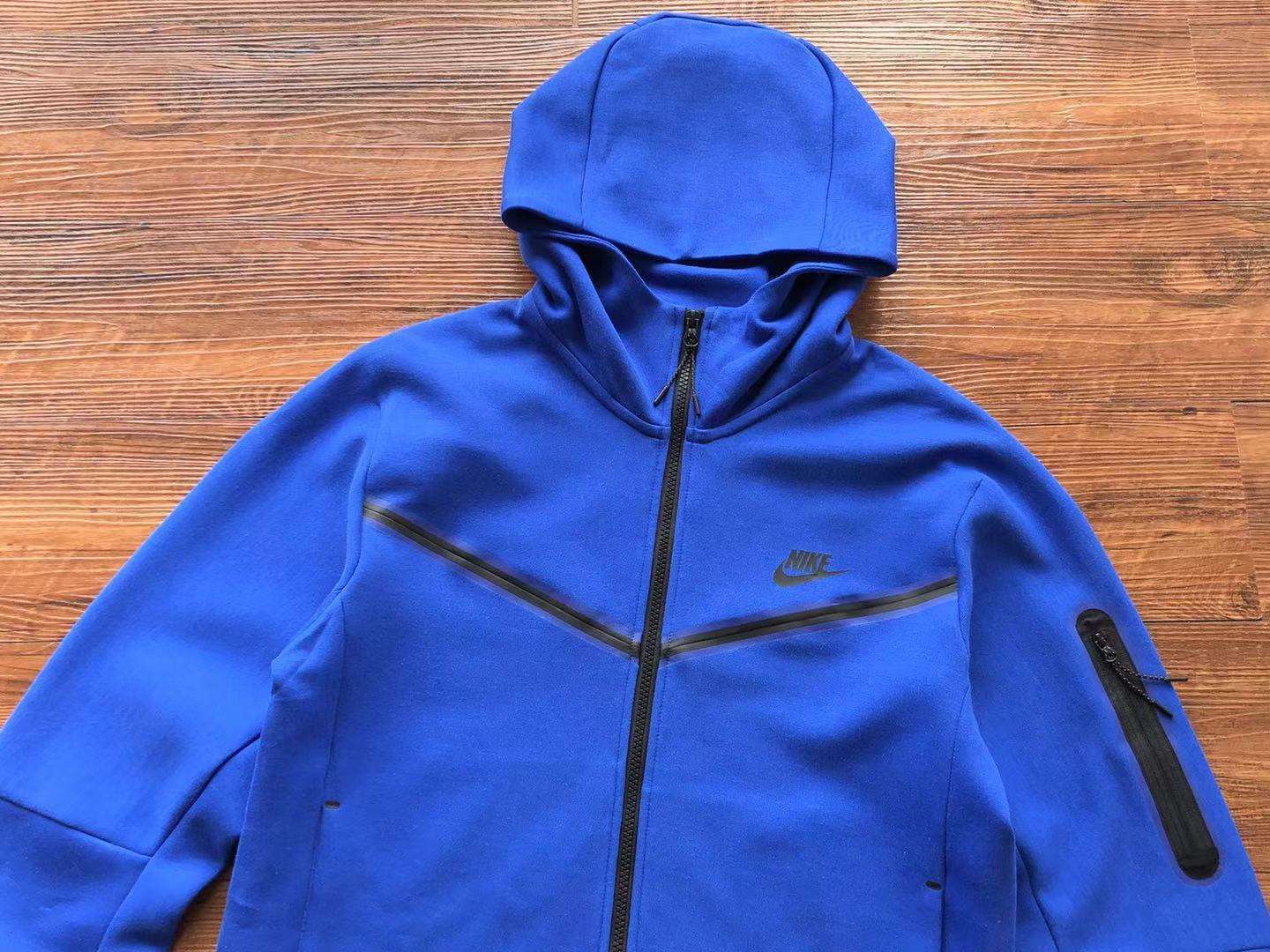 Z1596 Conjunto de Chándal Nike Tech Fleece Azul Oscuro - Imagen 2